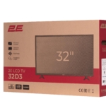 2E Телевізор 32″ LED HD 50Hz Black