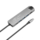 2E Хаб USB-С > 2хUSB-A 2.0/USB-A 3.0/USB-C PD/HDMI/Ethernet, 0.15м, сірий