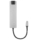 2E Хаб USB-С > 2хUSB-A 2.0/USB-A 3.0/USB-C PD/HDMI/Ethernet, 0.15м, сірий