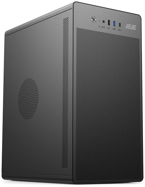 2E Корпус Credo V285B-400 с БП 2E ATX400, 1xUSB3.0, 1х USB 2.0, 1xUSB Type-C, 1×120мм, VGA 300мм, mATX, чёрный