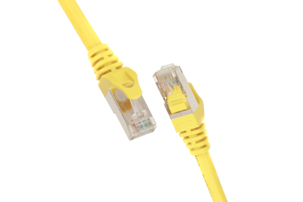 Патч-корд 2E САТ 5e, UTP, 1м, 26AWG, RJ45, 7/0.16, Cu, PVC, жовтий